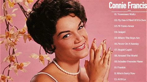 youtube conny|youtube connie francis greatest hits.